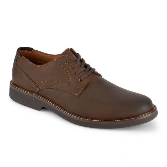 NWT DOCKERS Mens Brown Parkway Leather Oxford Shoes 13 W Dockers Mens Overton Comfort Leather Oxford Shoe with Stain  main image 4